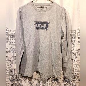 NWOT Boy's Levi's Gray Long Sleeve TShirt